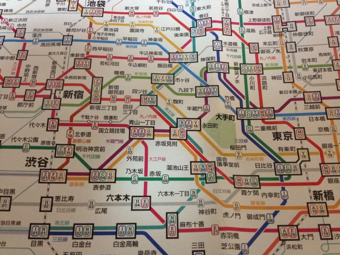 Tokyo Subway Map